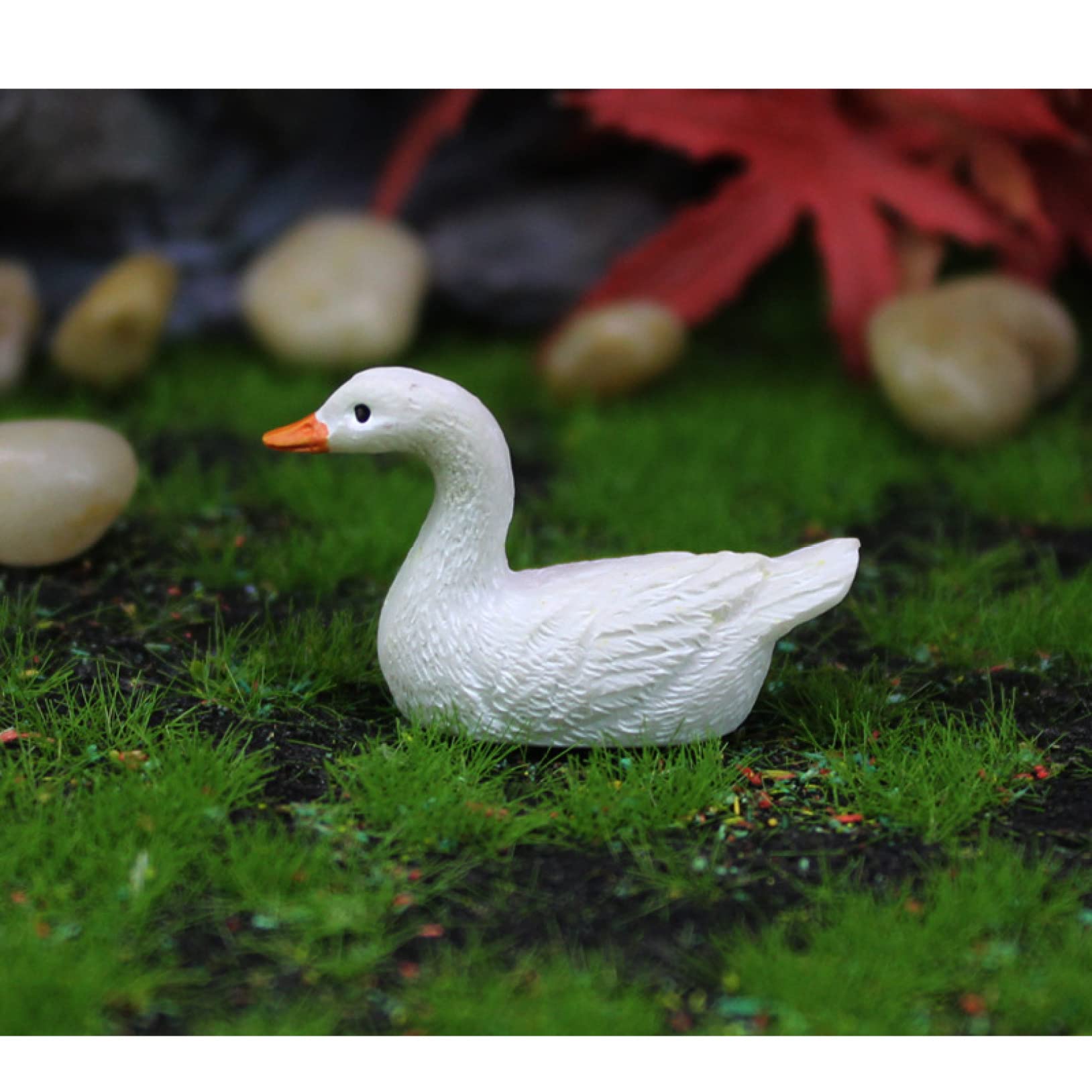 LxRx9 アヒルの置物 あひる アニマルオブジェ ダック ガーデン